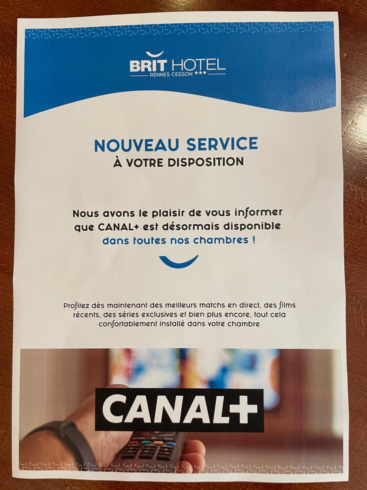 Brit Hotel Rennes Cesson Exterior foto